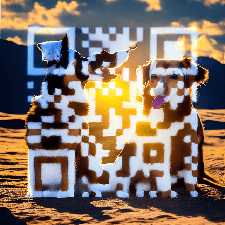 Exemplo de código QR de IA nr #2