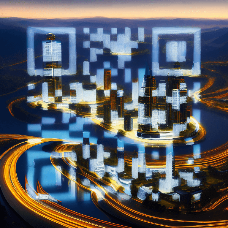 Exemplo de código QR de IA nr #3